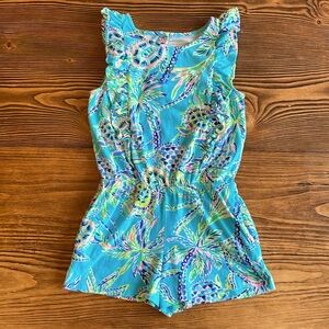 Lilly Pulitzer Girls Romper M (6-7)